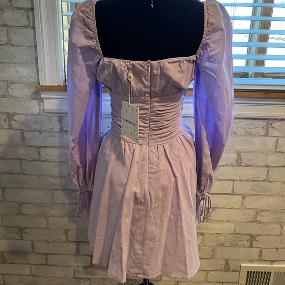 Hello Molly Off shoulder Lavender Dress - Picture 8 of 8